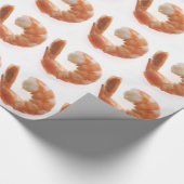 Gekochter Garnelen Geschenkpapier (Ecke)