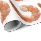 Gekochter Garnelen Geschenkpapier (Rolleneckpunkt)