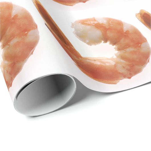 Gekochter Garnelen Geschenkpapier (Rolleneckpunkt)
