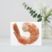 Gekochter Garnelen Postkarte (Stehend Vorderseite)