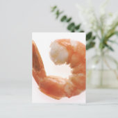 Gekochter Garnelen Postkarte (Stehend Vorderseite)