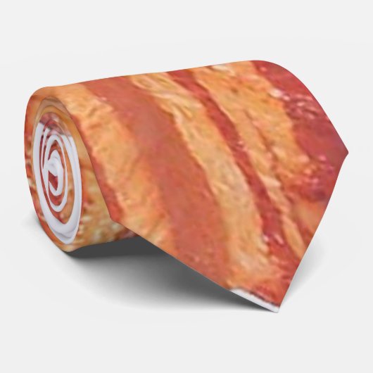 gekochter Speck Krawatte (Gerollt)