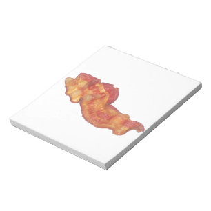 Gekochter Speck Notizblock