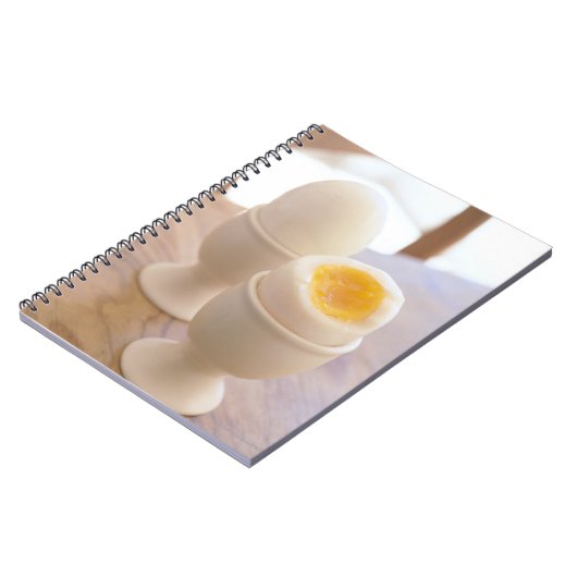 gekochtes Ei Notizblock (Linke Seite)