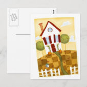 gekochtes Haus Postkarte (Vorne/Hinten)