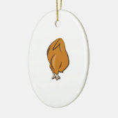 Gekochtes Huhn Keramikornament (Links)