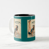 Gekommen an in Marine Button-Oben Tasse (Vorderseite Links)