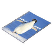 Gekommen an mir Bro lustiger Meme Pinguin Notizblock (Linke Seite)