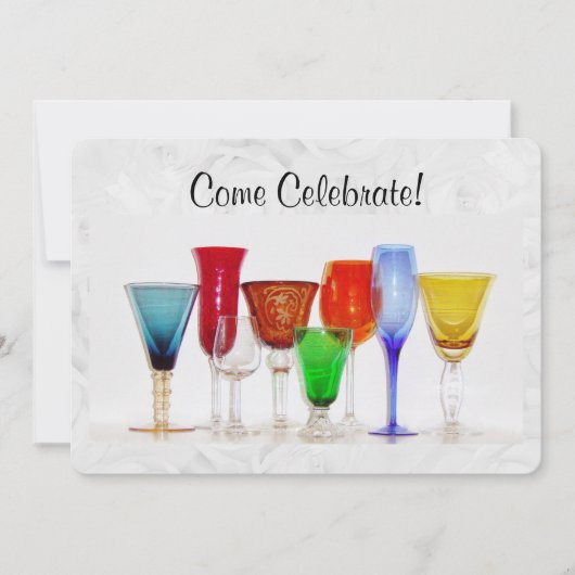 Gekommen feiern Sie Einladung (Vorderseite)