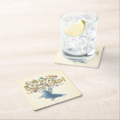 Gekommen gelassen uns singen Sie dem Lord Rechteckiger Pappuntersetzer (Vor Ort)