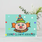 Gekommen herum mit uns blödeln einladung (Stehend Vorderseite)