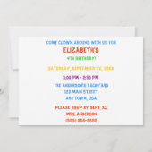 Gekommen herum mit uns blödeln einladung (Rückseite)