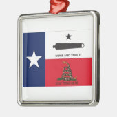 gekommen nehmen Sie es Silbernes Ornament (Links)