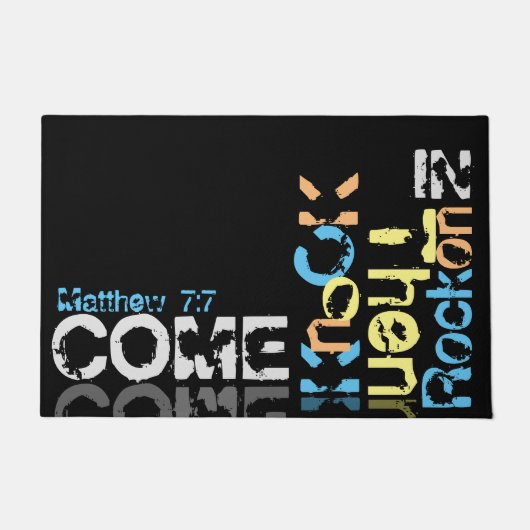 Gekommen, schaukeln Schlag, dann an herein, große Fußmatte (Vorderseite)