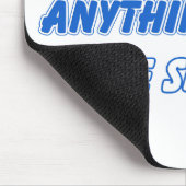 Gekommen sitzen Sie durch mich Mousepad (Ecke)