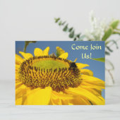 Gekommen verbinden Sie uns! Party Einladung (Stehend Vorderseite)