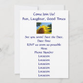 Gekommen verbinden Sie uns! Party Einladung (Rückseite)