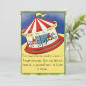 Gekommen zu einem Party Einladung (Stehend Vorderseite)