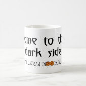 Gekommen zur dunklen Seite - wir haben Plätzchen! Kaffeetasse (Mittel)