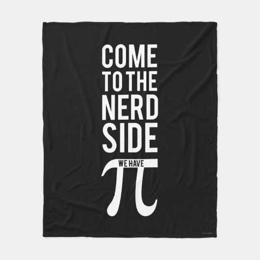 Gekommen zur Nerd-Seite Fleecedecke (Vorderseite)