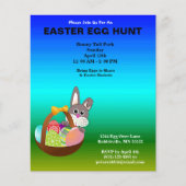 Gekönte Eier & Bunny Ostereier Jagen Flyer (Vorne)