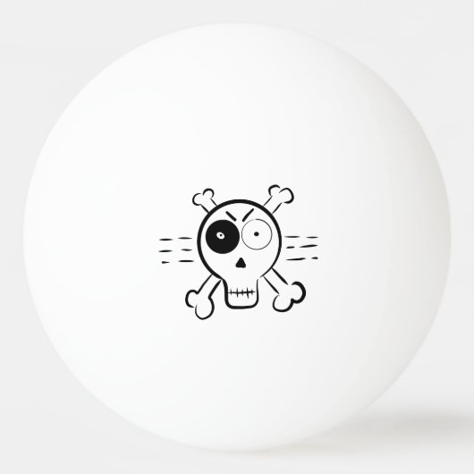 Geköpste Seemänner-Seemänner-Karikatur Tischtennisball (Vorderseite)