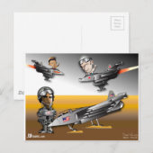 gekörnt postkarte (Vorne/Hinten)
