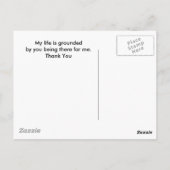 gekörnt postkarte (Rückseite)