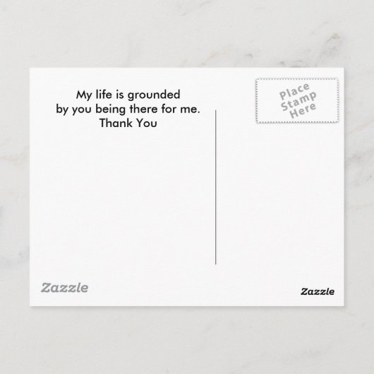 gekörnt postkarte (Rückseite)