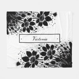 Gekratztes Blut Fleecedecke