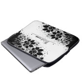 Gekratztes Blut Laptopschutzhülle (Vorne Knopf)