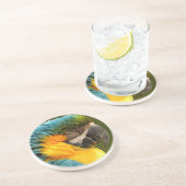 gekräuselter Macaw Untersetzer (Seite)