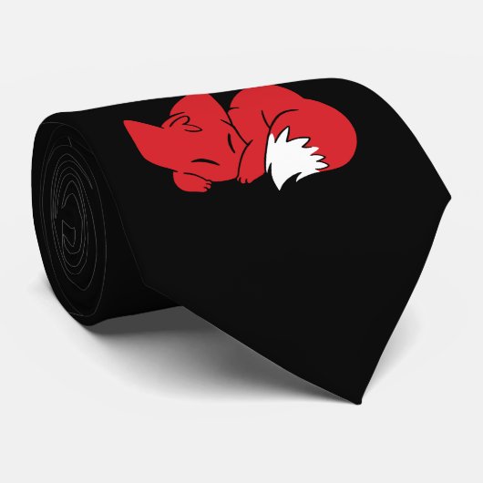 Gekräuselter SchlafenFox Krawatte (Gerollt)