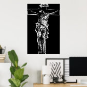 gekreuzigt poster (Heimbüro)