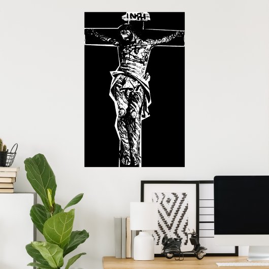 gekreuzigt poster (Heimbüro)