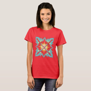 Gekreuzte Fantasy-Pfeile mit leuchtender Energie – T-Shirt