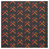 Gekreuzte Felsen-Hämmer Stoff (Muster)