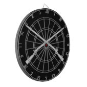 Gekreuzte Infanterie-Musketen Dartscheibe (Vorderseite Links)