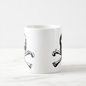 Gekreuzte Knochen Kaffeetasse (Mittel)