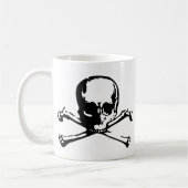 Gekreuzte Knochen Kaffeetasse (Links)