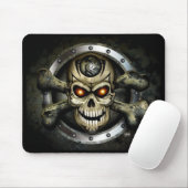 GEKREUZTE KNOCHEN Mausunterlage Mousepad (Mit Mouse)