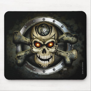 GEKREUZTE KNOCHEN Mausunterlage Mousepad