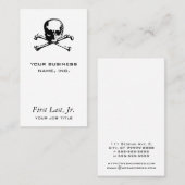 Gekreuzte Knochen Visitenkarte (Vorne/Hinten)