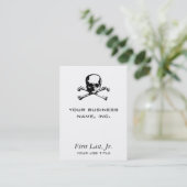 Gekreuzte Knochen Visitenkarte (Stehend Vorderseite)