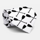 Gekreuzte Paddel Krawatte (Gerollt)