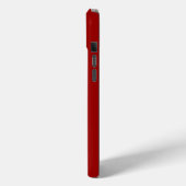 Gekreuzte Pistolen Monogramm Rot Case-Mate iPhone Hülle (Rückseite / Links)