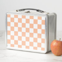Gekreuzte Quadrate für orange-weiße geometrische F