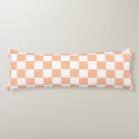 Gekreuzte Quadrate für orange-weiße geometrische F