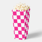 Gekreuzte Quadrate mit weißem, rosa Retro Geschenkschachtel (Geplatzt)