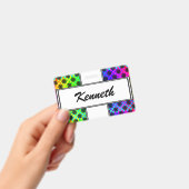 Gekreuzte Räder von Kenneth Yoncich Ausweis (Handheld)